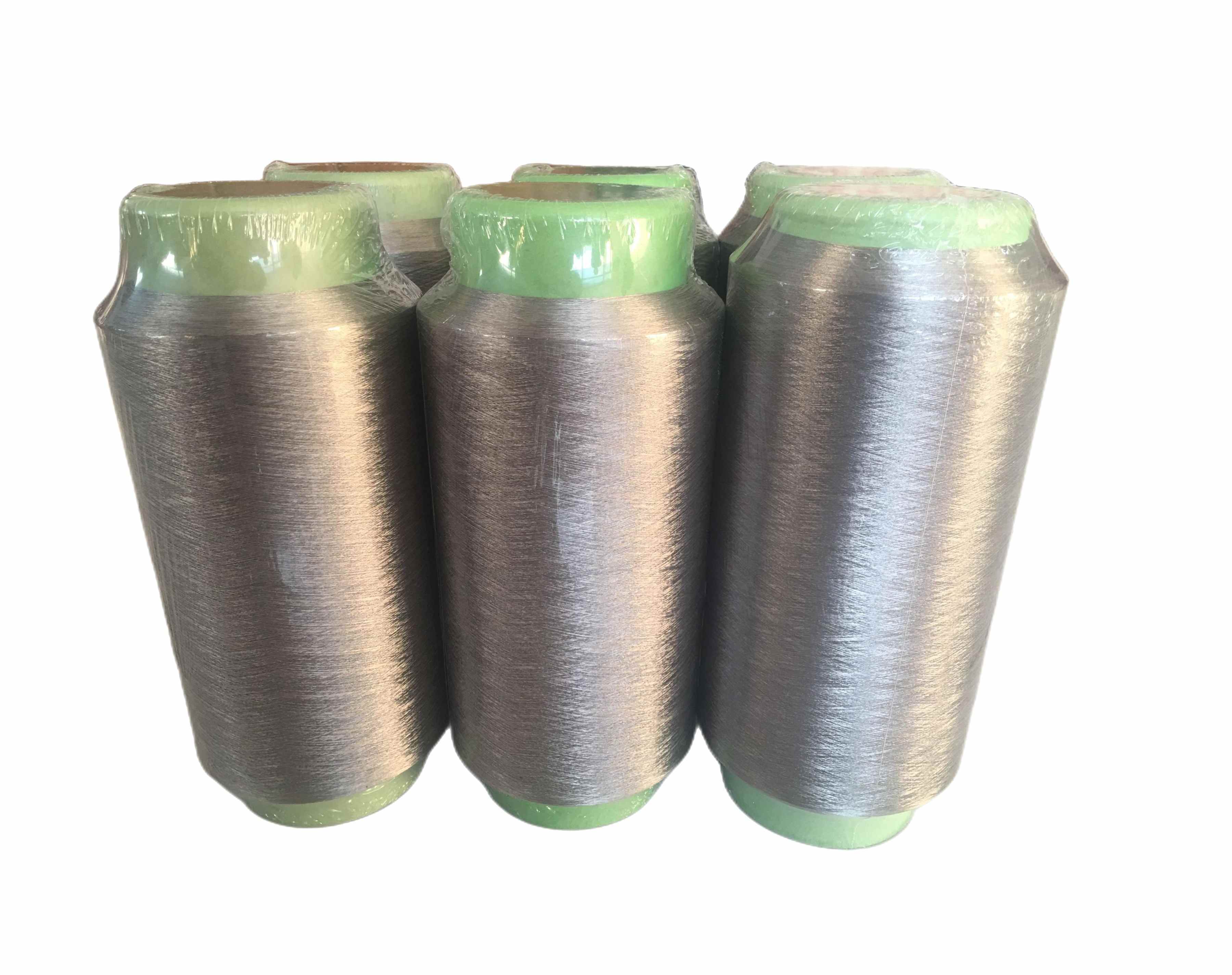 100% of the silver conductive fiber 30D